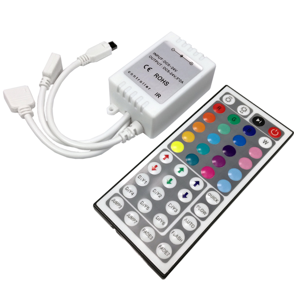 Controlador RGB 144W con Mando 44 Botones